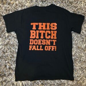 This B!tch Doesn’t Fall Off Motorcycle Passenger Shirt